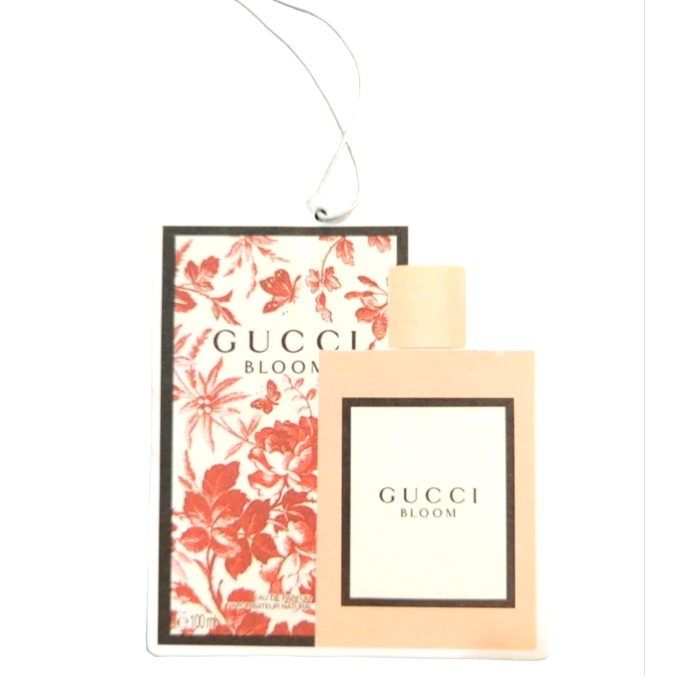Gucci Bloom Fragrance Card Cream And Red Gucci Bloom Fragrance Card Cream And Red